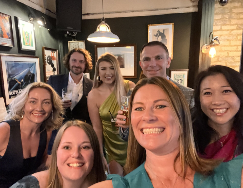 A group selfie of the Blue Yonder team at the MRS Operational Awards 2024